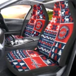 Washington Capitals Car Seat Cover - Custom Ugly Style Blue and Red