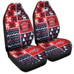 Washington Capitals Car Seat Cover – Custom Ugly Style Blue and Red