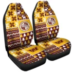 Washington Commanders Car Seat Cover – Custom Ugly Style Red and Yellow