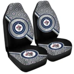 Winnipeg Jets Car Seat Cover – Custom Black and Blue